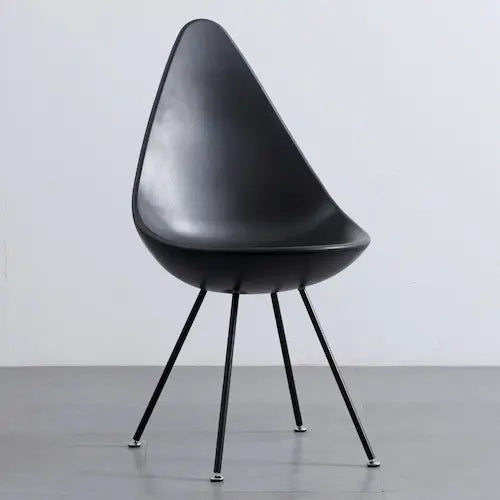 Chaise design contemporaine en forme de goutte