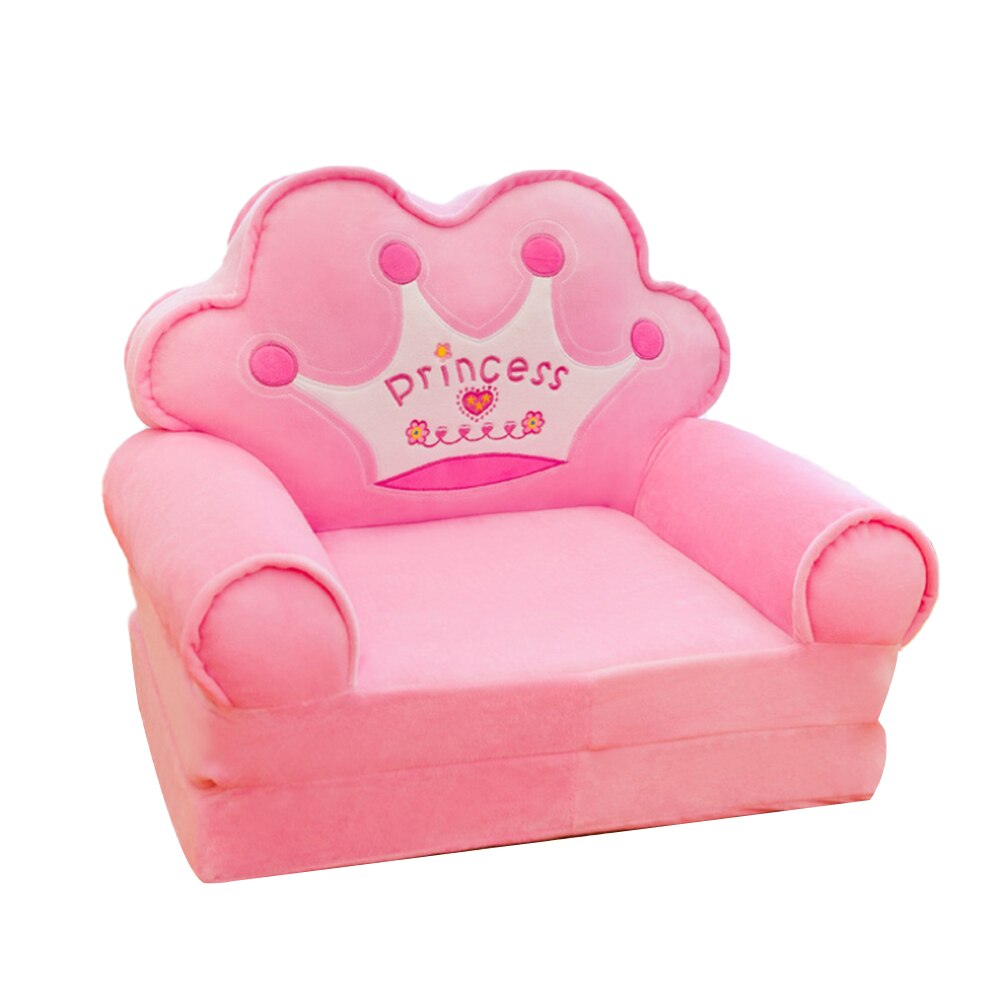 Chaise enfant en tissus rembourrée de mousse avec dossier de style animal