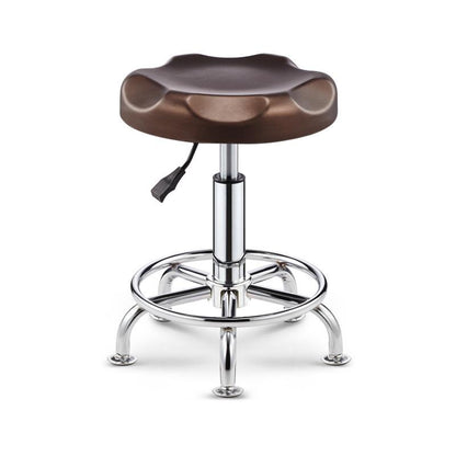 Tabouret à roulettes avec assise ergonomique hexagonle réglable