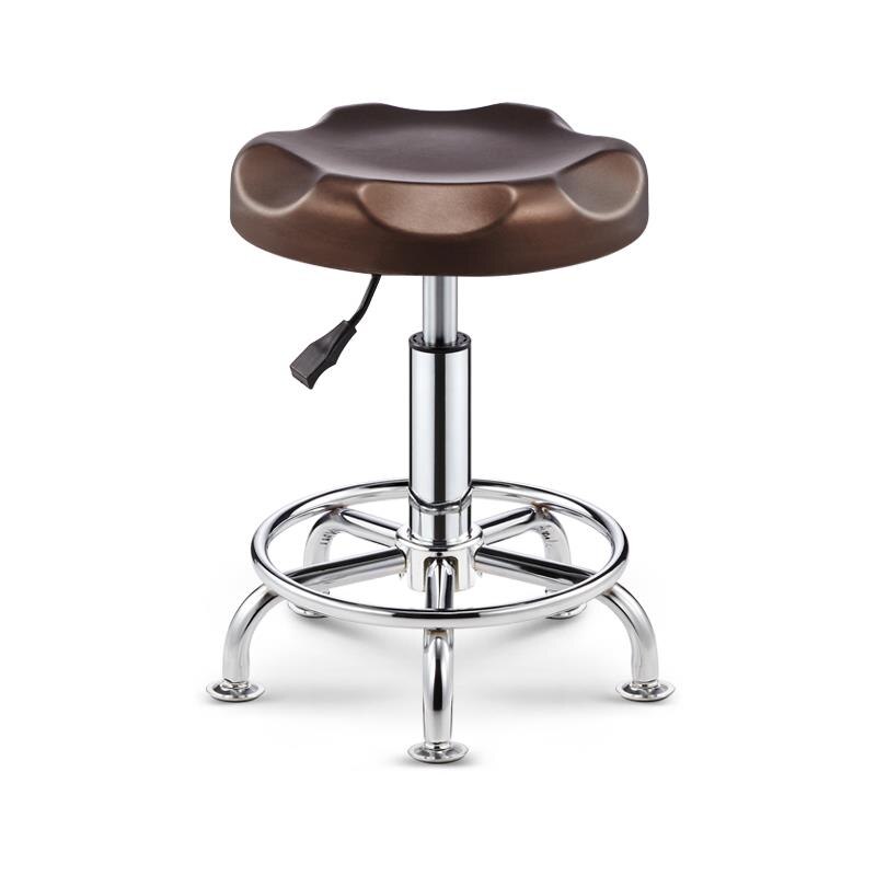 Tabouret à roulettes avec assise ergonomique hexagonle réglable