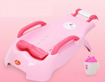 Transat de bain avec assise ergonomique ajustable