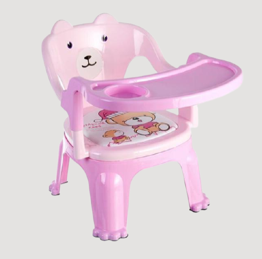 Chaise enfant en plastique thème Nounours