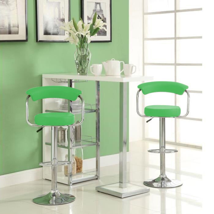 Chaise de bar moderne avec  dossier ergonomique sur  pied en inox par lot de 2