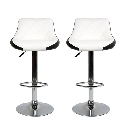 Chaise de bar design ajustable en similicuir (lot de 2)