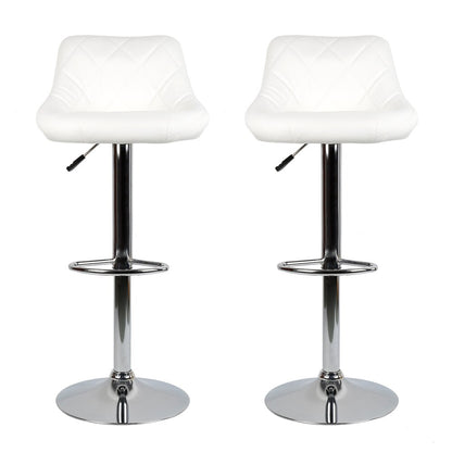 Chaise de bar design ajustable en similicuir (lot de 2)