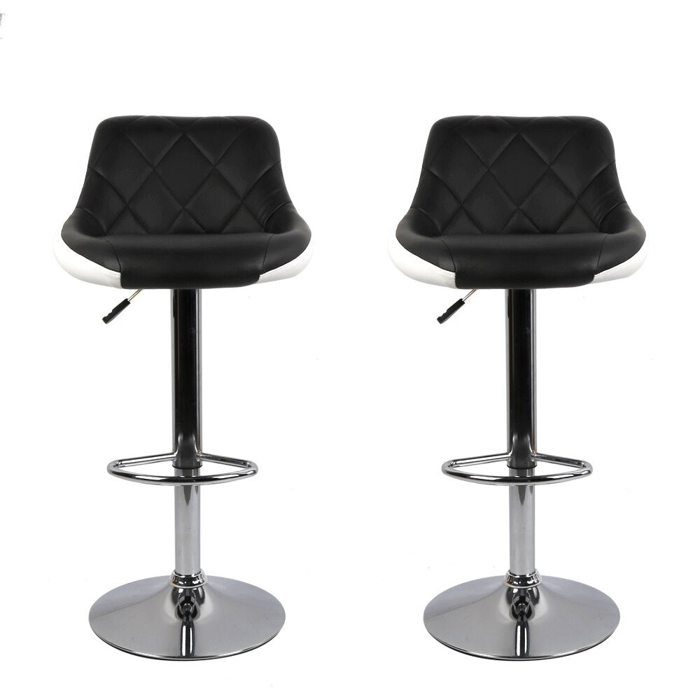 Chaise de bar design ajustable en similicuir (lot de 2)