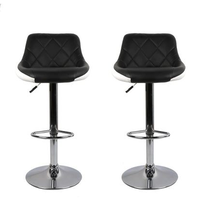 Chaise de bar design ajustable en similicuir (lot de 2)