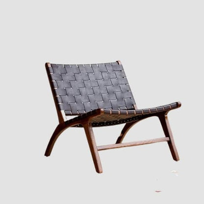 Chaise vintage basse assise fauteuil