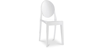 Chaise médaillon moderne en plastique