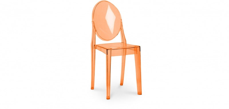 Chaise médaillon moderne en plastique
