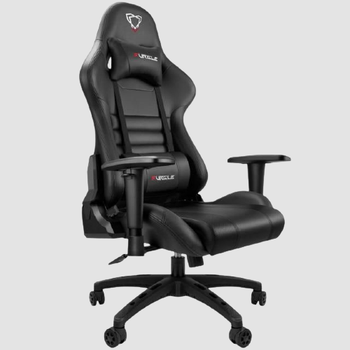 Chaise de bureau ergonomique sur roulettes avec accoudoirs GAMY noire