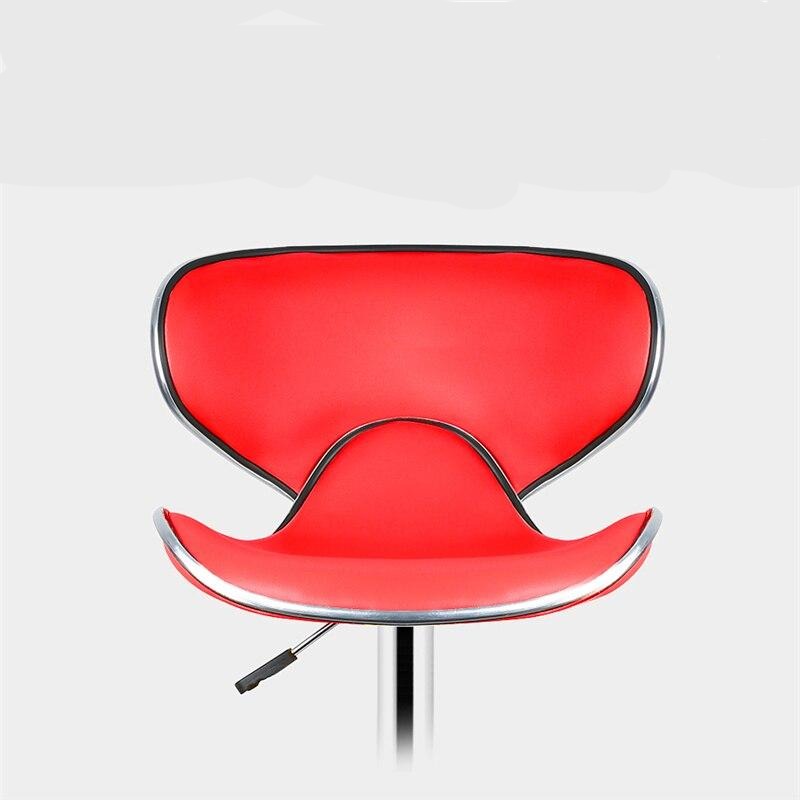 Chaise de bar design avec assise ergonomique incurvée encadrement et pied en inox par lot de 2