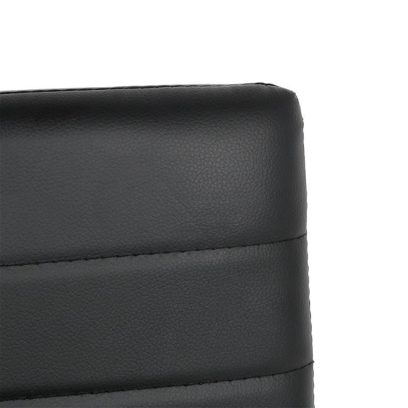 Chaise moderne de salle à manger dossier  haut bicolore noire et blanche (lot de 6)