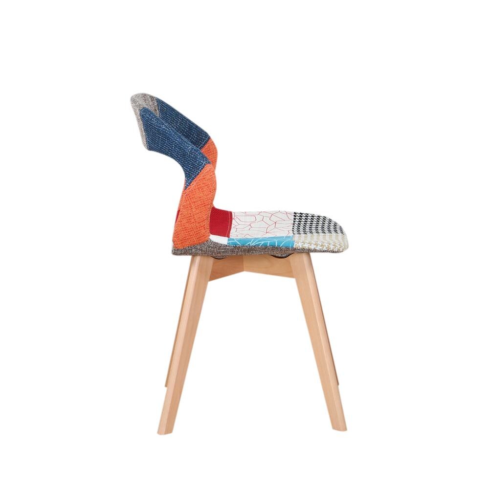 Chaise scandinave patchwork ( lot de 4)