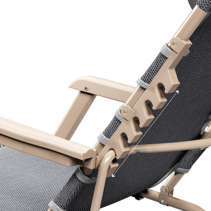 Transat pliable multi position en aluminium
