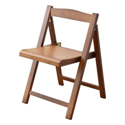 Chaise pliable en bois brut