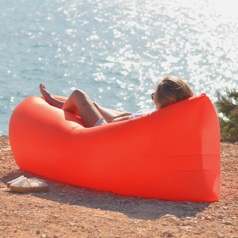 Transat gonflable pour plage
