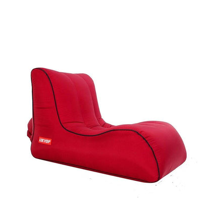 Transat gonflable ergonomique en tissu