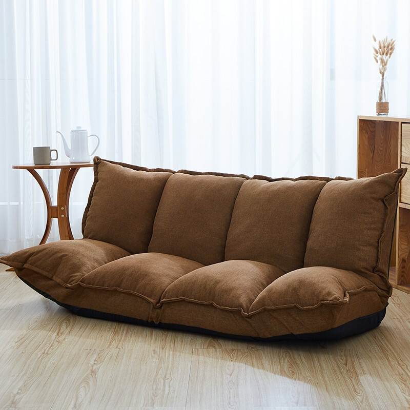 Canapé 3 places japonais en tissu ajustable