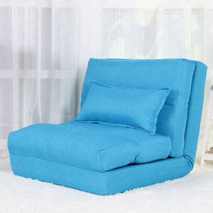 Transat pliable d'appoint en tissu avec coussin