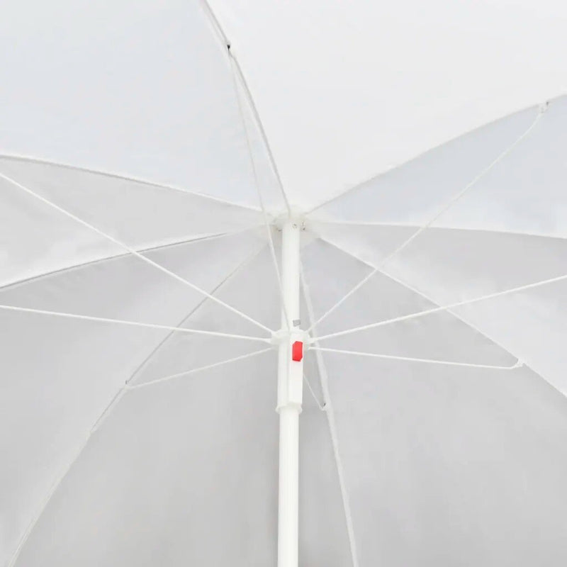 Transat double  en rotin avec matelas et parasol