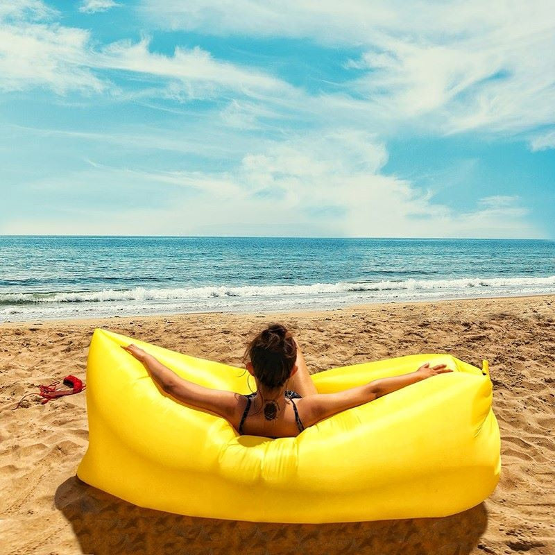 Transat gonflable pour plage