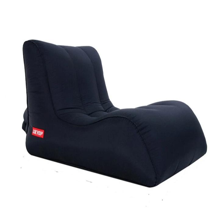 Transat gonflable ergonomique en tissu