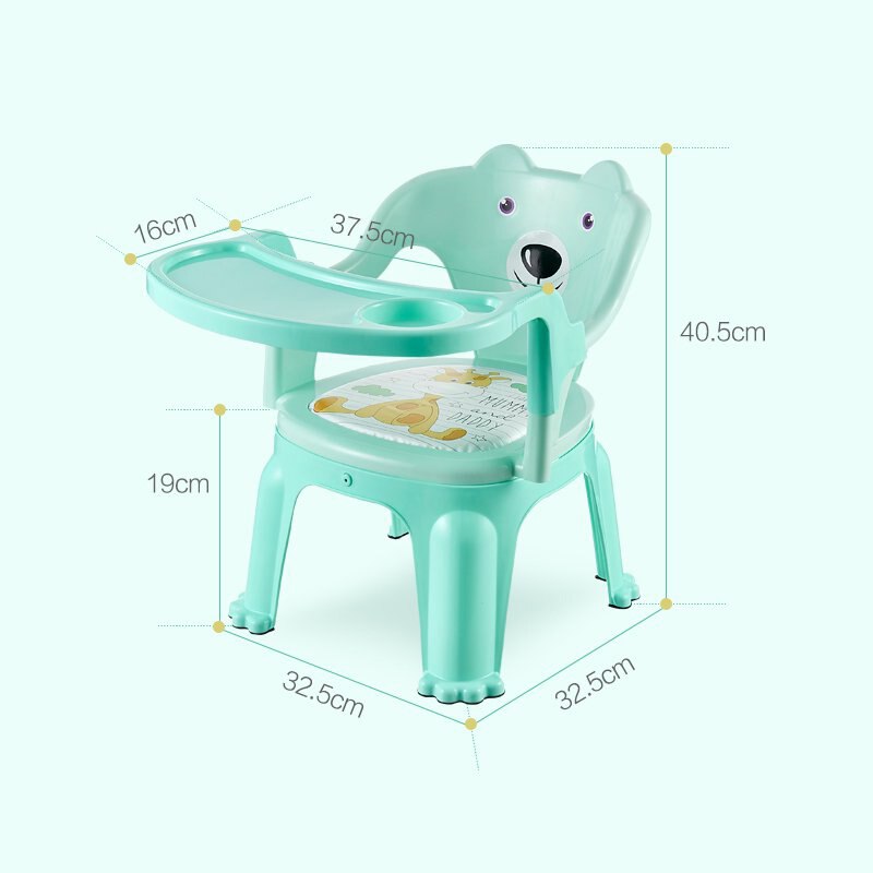 Chaise enfant en plastique thème nounours