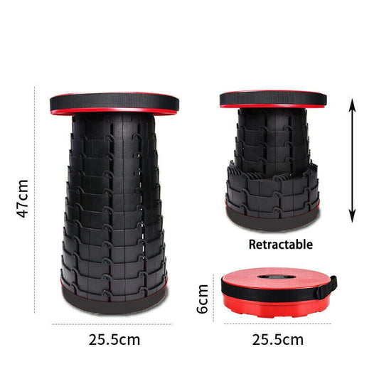 Tabouret pliable rétractable