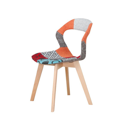 Chaise scandinave patchwork ( lot de 4)