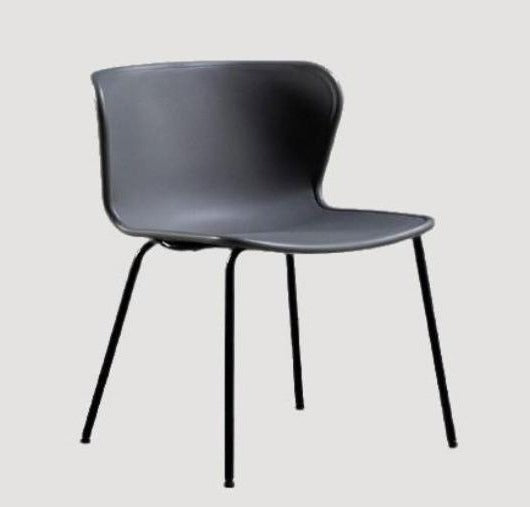 chaise moderne de salle à manger contemporaine grise