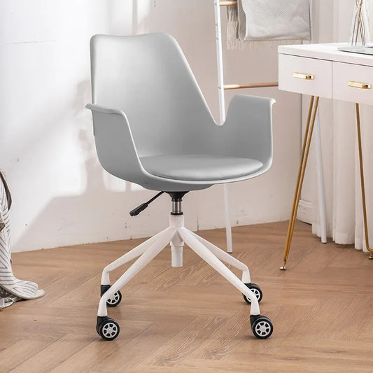 Chaise de bureau design et confortable sur roulettes – Gris