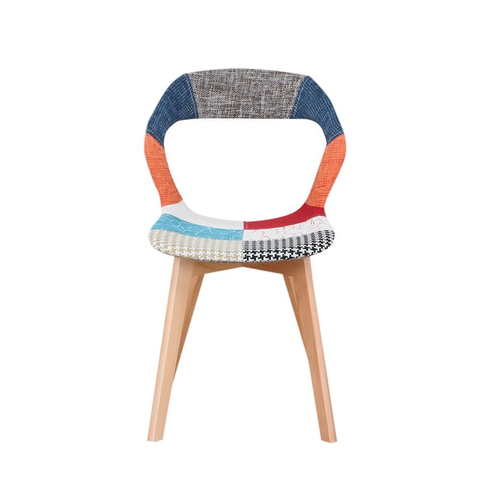 Chaise scandinave patchwork ( lot de 4)