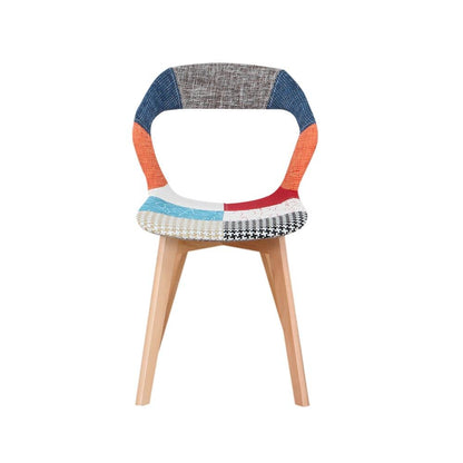 Chaise scandinave patchwork ( lot de 4)