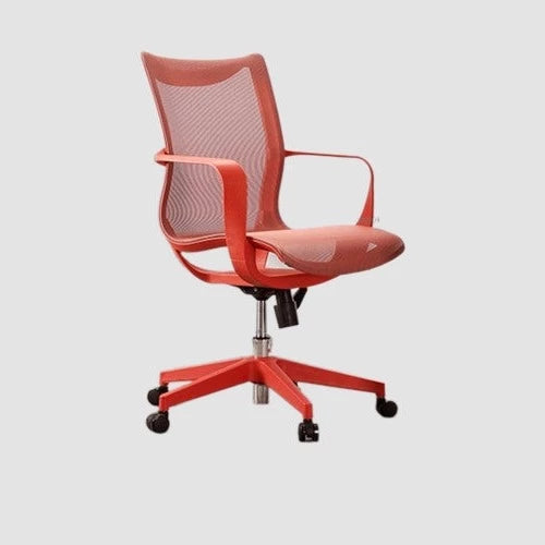 Chaise de bureau ergonomique ajustable avec accoudoirs et assise textilène