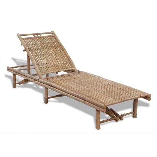 Transat pliable en bambou véritable