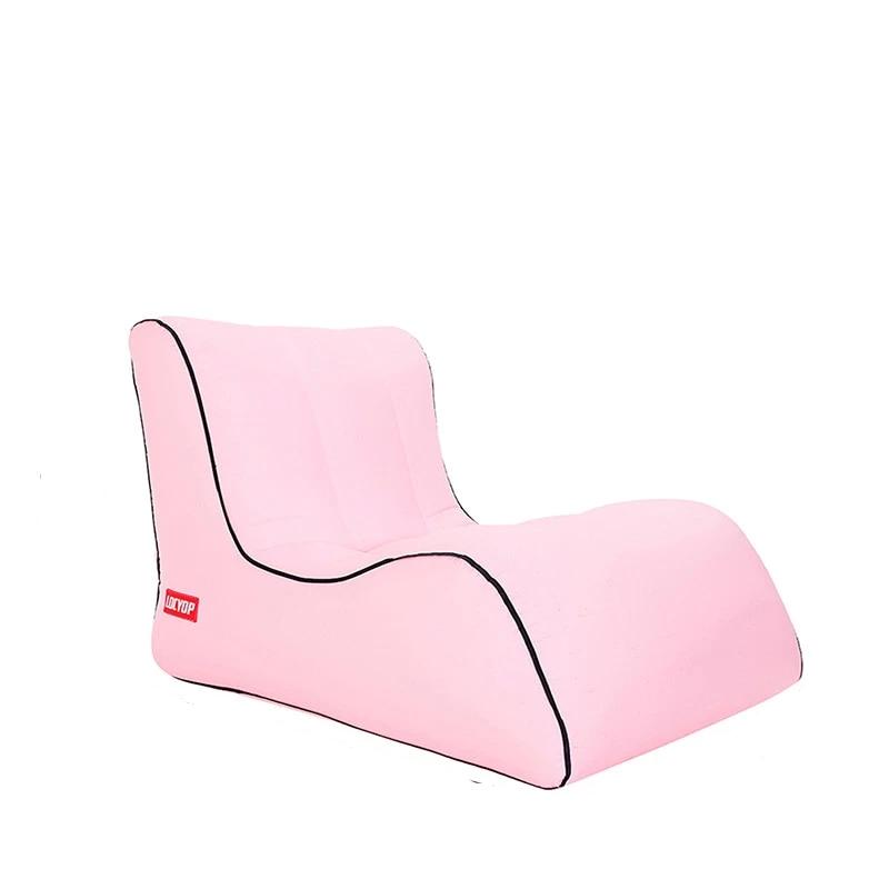 Transat gonflable ergonomique en tissu