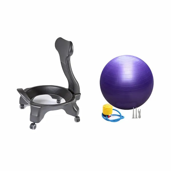 Chaise de bureau ergonomique ballon anti-douleurs