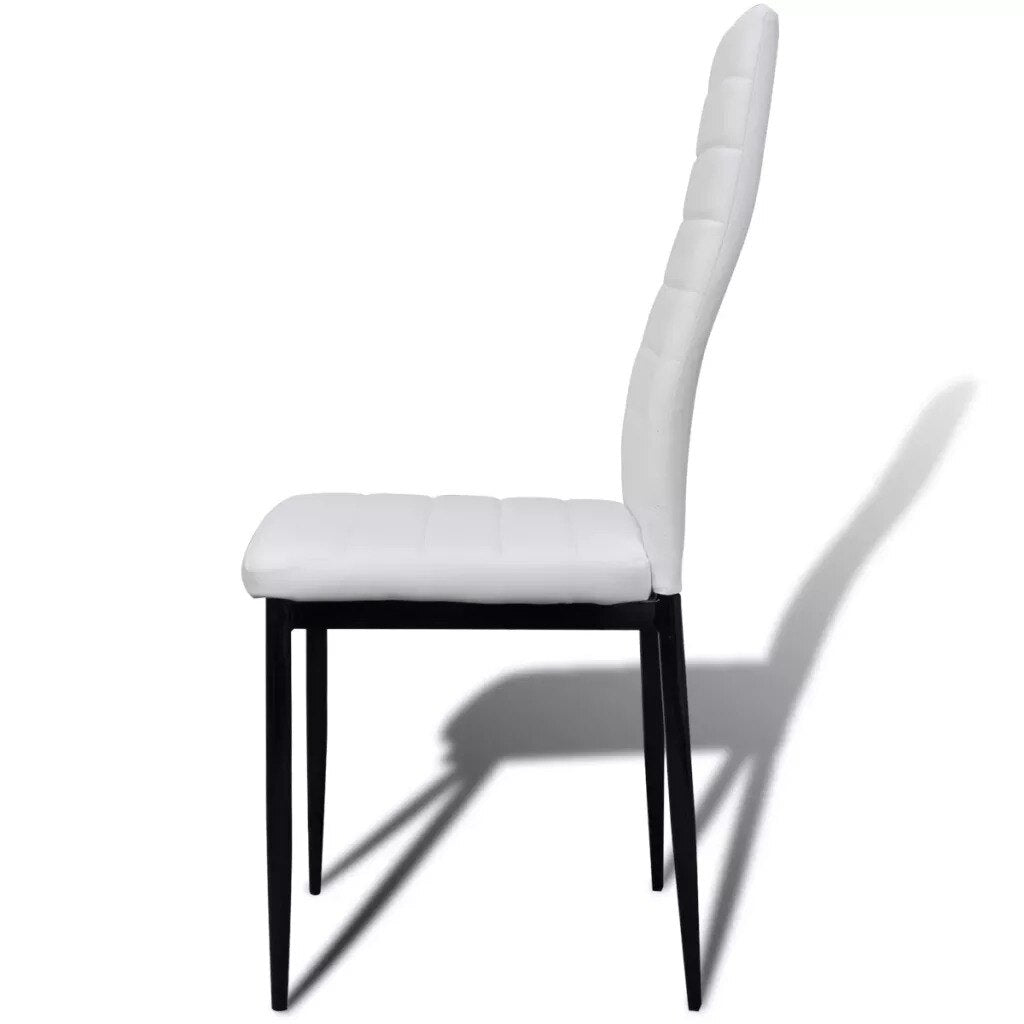 Chaise moderne de salle à manger avec dossier haut 