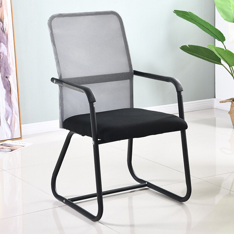 Chaise de bureau  avec dossier morphologique large gris