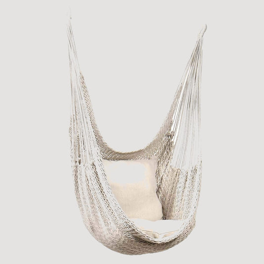 Transat suspendu en corde de coton tissé  de style hamac