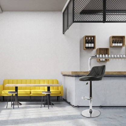 Chaise de bar design ajustable en similicuir (lot de 2)