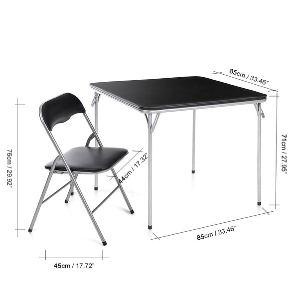 dimension table et chaise pliable