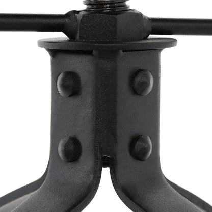 Tabouret vintage de style industriel avec assise ronde réglable