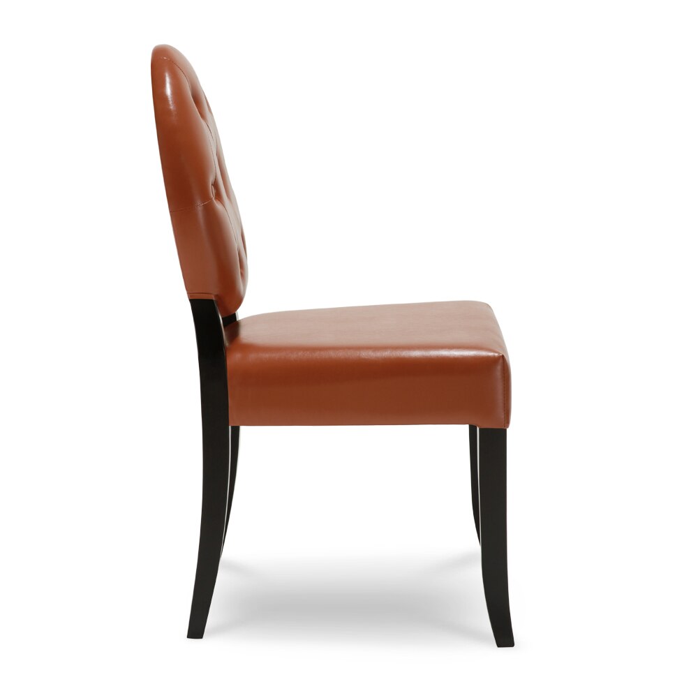 CHAISE MÉDAILLON DE STYLE RÉTRO AVEC DOSSIER CAPITONNÉ