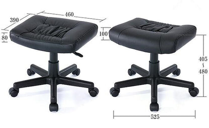 Tabouret ergonomique sur roulettes avec assise à mémoire de forme