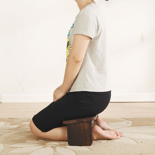 Banc scandinave bas en bois massif