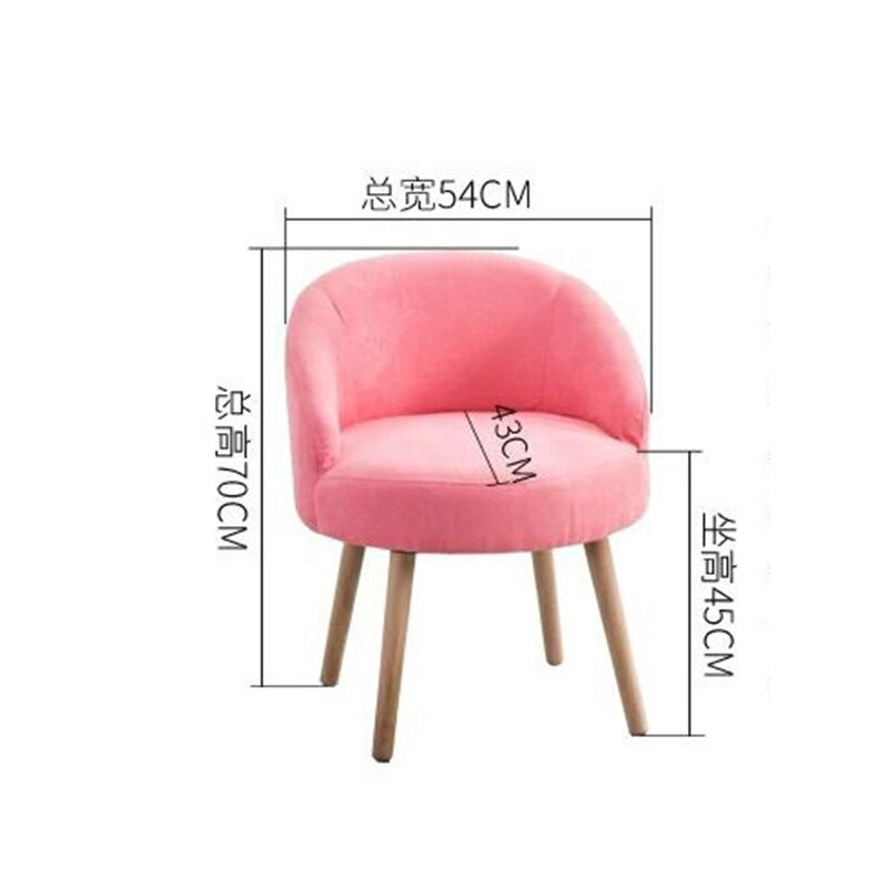 Chaise scandinave avec assise fauteuil en tissus