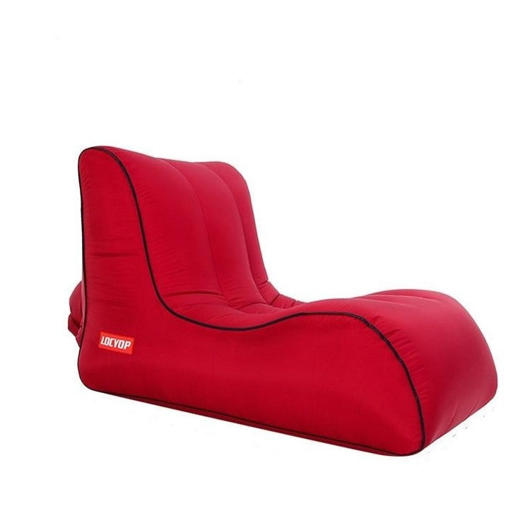 Transat gonflable ergonomique en tissu