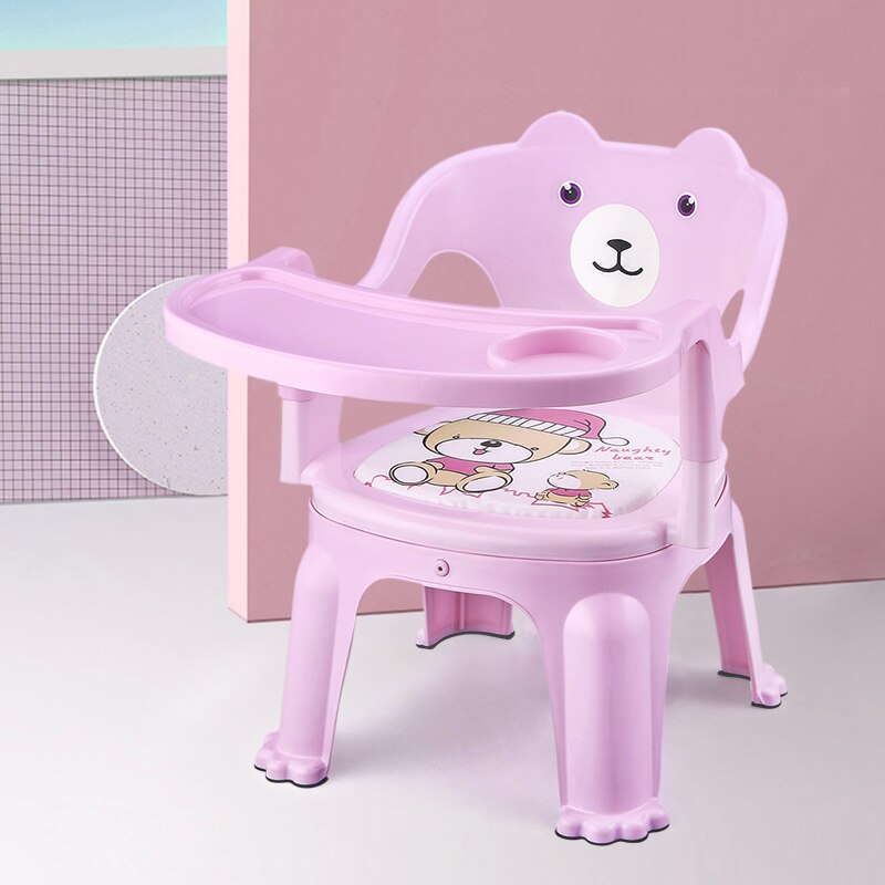 Chaise enfant en plastique thème nounours